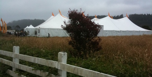 Festival Tent on the Mendocino Headlands