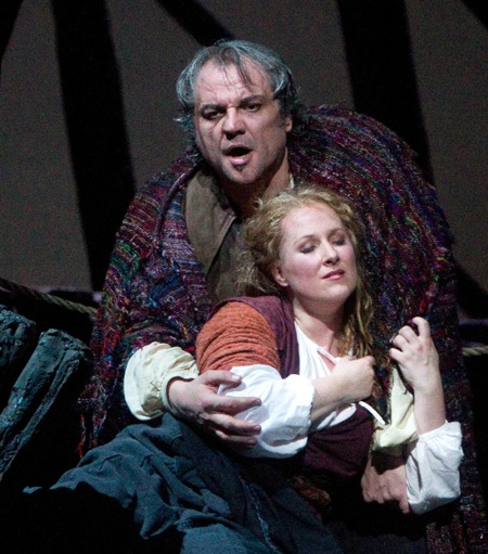 Zeljko Lucic in Rigoletto-photo by Marty Sohl